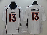Nike Broncos 13 KJ Hamler White 2020 NFL Draft Vapor Untouchable Limited Jersey,baseball caps,new era cap wholesale,wholesale hats